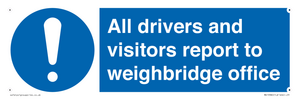 All drivers and visitors report to weighbridge office